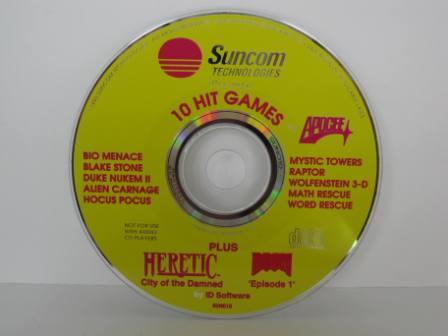 10 Hit Games (by Suncom) (includes Wolfenstein 3-D) - PC Game